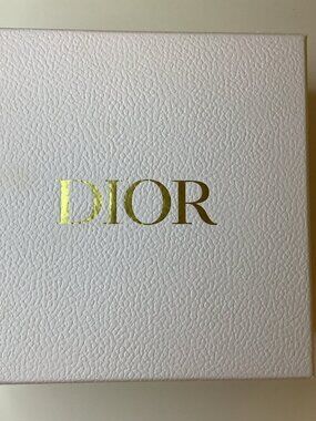 Dior White Square Gift Box 8.5” x 4”, Preloved
